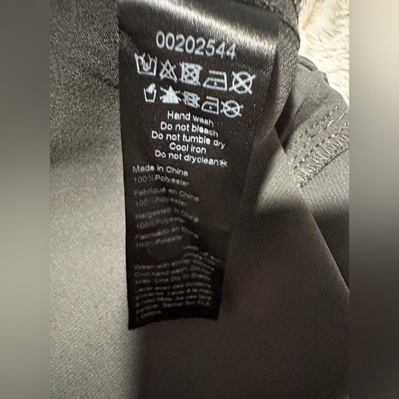 City Chic Grey Zipper V Neck Blouse - Picture 7 of 10